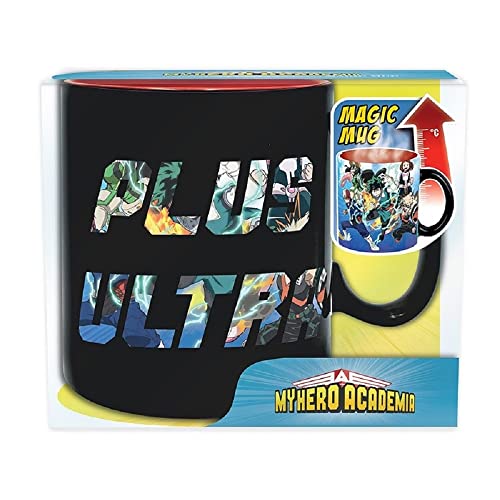 My Hero Academia - Tasse - Helden Vs Schurken - Thermoeffekt Kaffeebecher - Deku - 460ml - Keramik - Geschenkbox von Majen