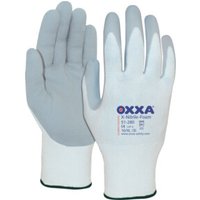 OXXA Handschuh X-Nitrile-Foam, Gr. 9, weiß/grau von Majestic