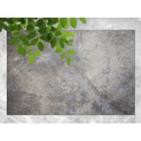 Dunkelgrauer Textur Beton Vinyl Teppich, Graue Outdoor Matte Für Terrasse, Bronze Wasserdichter Fester Bereich Kunststoff von MajesticMats