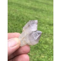 Große Seltene Amethyst Quarz Kristall Twin Scepter_Ivey Farm Warrenton, Georgia von MajesticMineralsUS