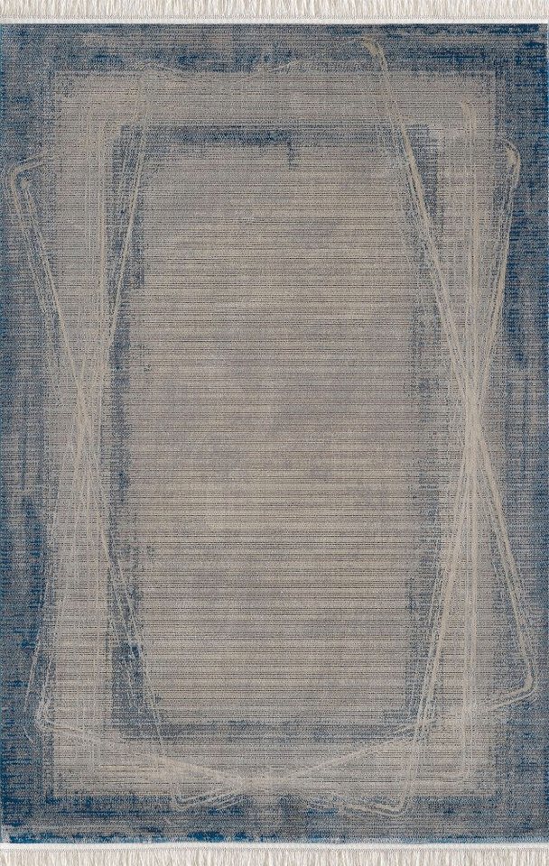 Majolika Halı Teppich Dekorativ Wohnzimmer Teppich, Modern Kurzflor Teppich, Schlafzimmer Te, 80 x 150 cm von Majolika Halı