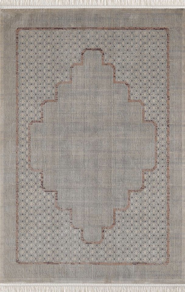 Majolika Halı Teppich Dekorativ Wohnzimmer Teppich, Modern Kurzflor Teppich, Schlafzimmer Te, 80 x 150 cm von Majolika Halı