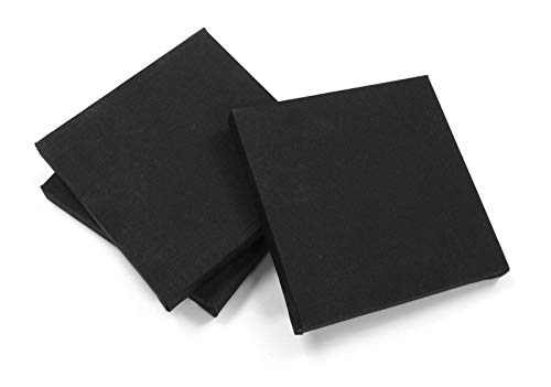 Künstler Schwarz Leer Ausgedehnt Quadratisch Leinen Box 6 " x 6 " 150mm Malen Werkzeug von Major Brushes