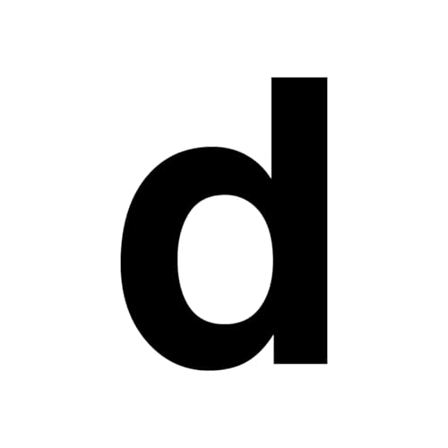 Zahlen Aufkleber Nummer Buchstabe zum Kleben Ziffer zum Aufkleben Nummer 10cm Zahl 6 cmSchwarz (d) von Major and More