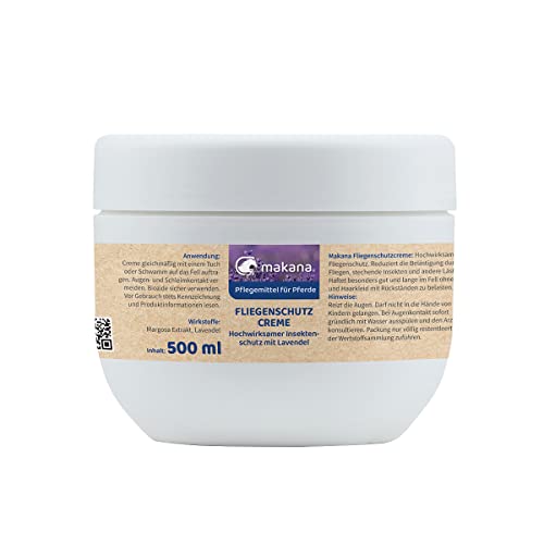 Makana ® Fliegenschutzcreme für Tiere 500ml Dose von Makana