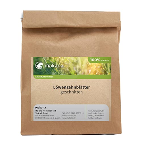 Makana Löwenzahnblätter, geschnitten, 500 g Tüte (1 x 0,5kg) von Makana