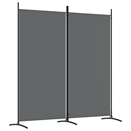 2 Teilig Paravent Stoff Raumteiler Trennwand Balkon Sichtschutz Stellwand Freistehend Faltbar Wand Trennwand Umkleide, Paravent Anthrazit 175x180 cm 2 Teilig Paravent Stoff Raumteiler Trennwand Balkon Sichtschutz Stellwand Freistehend Faltbar Wand Trennwand Umkleide, Paravent Anthrazit 175x180 cm von Makastle