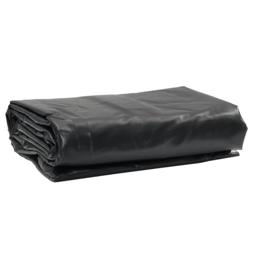 Abdeckplane Gewebeplane Schutzplane Bootsplane wasserdicht LKW Plane mit Ösen, Allzweckplane für Schutz vor Witterung, Planenabdeckung, Anthrazit 1,5x10 m 650 g/m² von Makastle