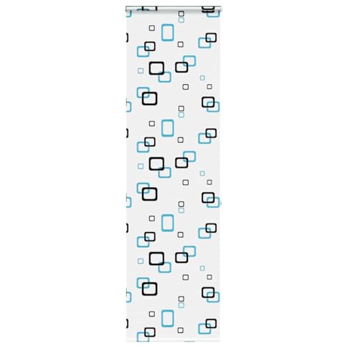 Duschrollo mit Kassette und Montagezubehör, Seitenzugrollo für Badezimmer, Küche, Platz sparen, wasserdicht, Blasenmuster Aluminium und PEVA 70x240 cm Duschrollo mit Kassette und Montagezubehör, Seitenzugrollo für Badezimmer, Küche, Platz sparen, wasserdicht, Blasenmuster Aluminium und PEVA 70x240 cm von Makastle