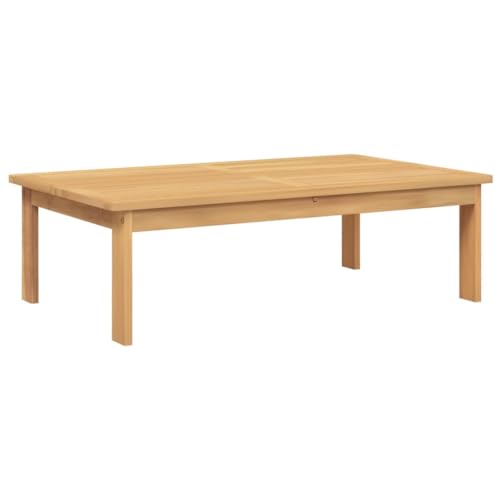 Gartentisch Rechteckige mit Lattenrost-Tischplatte, Teetisch mit 4 Beine aus Massivholz für Terrasse Balkon, Hellbraun 100x60x30 cm Akazie Gartentisch Rechteckige mit Lattenrost-Tischplatte, Teetisch mit 4 Beine aus Massivholz für Terrasse Balkon, Hellbraun 100x60x30 cm Akazie von Makastle