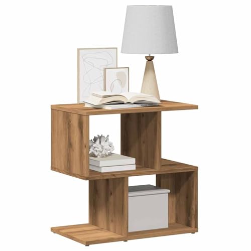 Makastle 2er Set Nachttische, Night Stand mit 2 Fächer, Modern Nachtschrank Schlichter Beistelltisch für Schlafzimmer Wohnzimmer, Artisan-Eiche 50x30x51,5 cm Holzwerkstoff Makastle 2er Set Nachttische, Night Stand mit 2 Fächer, Modern Nachtschrank Schlichter Beistelltisch für Schlafzimmer Wohnzimmer, Artisan-Eiche 50x30x51,5 cm Holzwerkstoff von Makastle