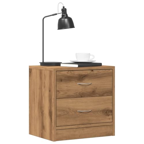 Makastle 2er Set Nachttische, Night Stand mit 2 Schubladen, Modern Nachtschrank Schlichter Beistelltisch für Schlafzimmer Wohnzimmer, Artisan-Eiche 40x30x40 cm Holzwerkstoff Makastle 2er Set Nachttische, Night Stand mit 2 Schubladen, Modern Nachtschrank Schlichter Beistelltisch für Schlafzimmer Wohnzimmer, Artisan-Eiche 40x30x40 cm Holzwerkstoff von Makastle