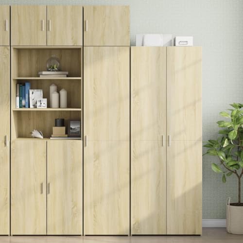 Makastle Badezimmerschrank Badschrank Hochschrank Schmal für Badezimmer Arbeitszimmer Mehrzweckschrank Küchenschrank mit Stauraum, Sonoma-Eiche 45x42,5x225 cm Holzwerkstoff Makastle Badezimmerschrank Badschrank Hochschrank Schmal für Badezimmer Arbeitszimmer Mehrzweckschrank Küchenschrank mit Stauraum, Sonoma-Eiche 45x42,5x225 cm Holzwerkstoff von Makastle