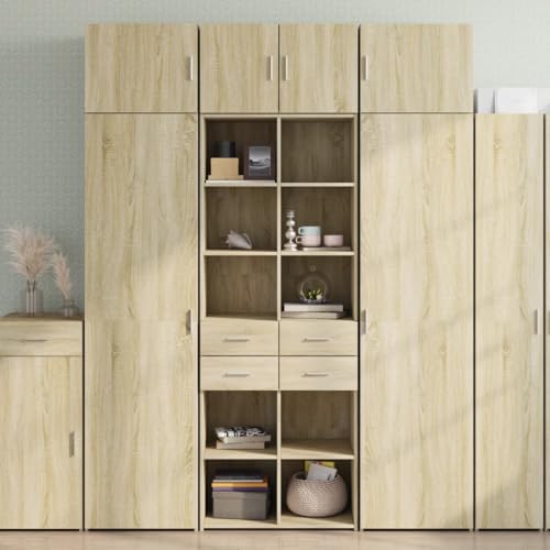 Makastle Badezimmerschrank Badschrank Hochschrank Schmal für Badezimmer Arbeitszimmer Mehrzweckschrank Küchenschrank mit Stauraum, Sonoma-Eiche 70x42,5x225 cm Holzwerkstoff Makastle Badezimmerschrank Badschrank Hochschrank Schmal für Badezimmer Arbeitszimmer Mehrzweckschrank Küchenschrank mit Stauraum, Sonoma-Eiche 70x42,5x225 cm Holzwerkstoff von Makastle