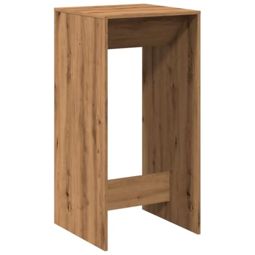 Makastle Bartisch mit Holzrahmen, Rechteckiger Thekentisch, Stehtisch für Küche Wohnzimmer, Tragend 80 kg, Artisan-Eiche 51x50x103,5 cm Holzwerkstoff Makastle Bartisch mit Holzrahmen, Rechteckiger Thekentisch, Stehtisch für Küche Wohnzimmer, Tragend 80 kg, Artisan-Eiche 51x50x103,5 cm Holzwerkstoff von Makastle
