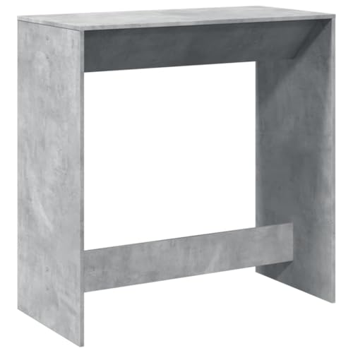 Makastle Bartisch mit Holzrahmen, Rechteckiger Thekentisch, Stehtisch für Küche Wohnzimmer, Tragend 80 kg, Betongrau 102x50x103,5 cm Holzwerkstoff Makastle Bartisch mit Holzrahmen, Rechteckiger Thekentisch, Stehtisch für Küche Wohnzimmer, Tragend 80 kg, Betongrau 102x50x103,5 cm Holzwerkstoff von Makastle