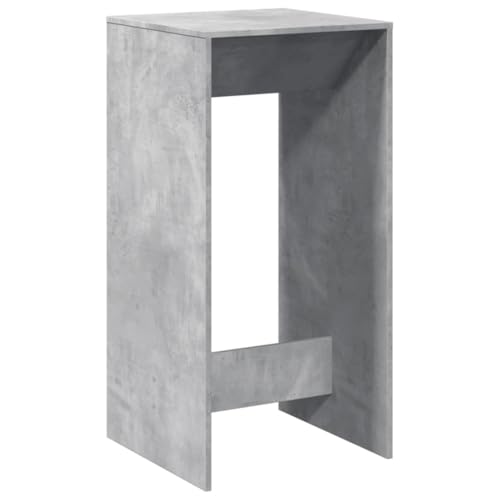 Makastle Bartisch mit Holzrahmen, Rechteckiger Thekentisch, Stehtisch für Küche Wohnzimmer, Tragend 80 kg, Betongrau 51x50x103,5 cm Holzwerkstoff Makastle Bartisch mit Holzrahmen, Rechteckiger Thekentisch, Stehtisch für Küche Wohnzimmer, Tragend 80 kg, Betongrau 51x50x103,5 cm Holzwerkstoff von Makastle