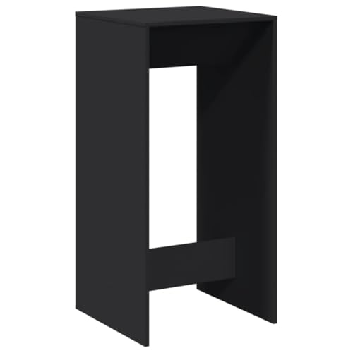 Makastle Bartisch mit Holzrahmen, Rechteckiger Thekentisch, Stehtisch für Küche Wohnzimmer, Tragend 80 kg, Schwarz 51x50x103,5 cm Holzwerkstoff Makastle Bartisch mit Holzrahmen, Rechteckiger Thekentisch, Stehtisch für Küche Wohnzimmer, Tragend 80 kg, Schwarz 51x50x103,5 cm Holzwerkstoff von Makastle