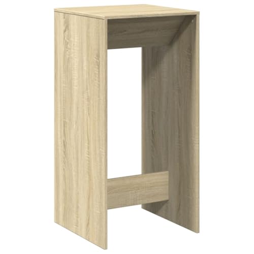 Makastle Bartisch mit Holzrahmen, Rechteckiger Thekentisch, Stehtisch für Küche Wohnzimmer, Tragend 80 kg, Sonoma-Eiche 51x50x103,5 cm Holzwerkstoff Makastle Bartisch mit Holzrahmen, Rechteckiger Thekentisch, Stehtisch für Küche Wohnzimmer, Tragend 80 kg, Sonoma-Eiche 51x50x103,5 cm Holzwerkstoff von Makastle