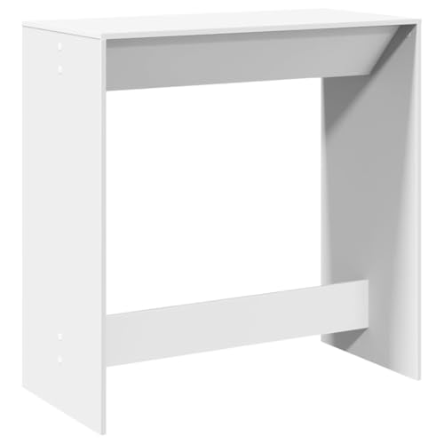 Makastle Bartisch mit Holzrahmen, Rechteckiger Thekentisch, Stehtisch für Küche Wohnzimmer, Tragend 80 kg, Weiß 102x50x103,5 cm Holzwerkstoff Makastle Bartisch mit Holzrahmen, Rechteckiger Thekentisch, Stehtisch für Küche Wohnzimmer, Tragend 80 kg, Weiß 102x50x103,5 cm Holzwerkstoff von Makastle