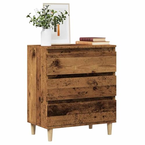 Makastle Buffetschrank mit Stauraum, Sideboard Aufbewahrungsschrank Aufbewahrungsmöbel Standschrank Beistellschrank Flurschrank, Altholz-Optik 60x35x70 cm Holzwerkstoff Makastle Buffetschrank mit Stauraum, Sideboard Aufbewahrungsschrank Aufbewahrungsmöbel Standschrank Beistellschrank Flurschrank, Altholz-Optik 60x35x70 cm Holzwerkstoff von Makastle
