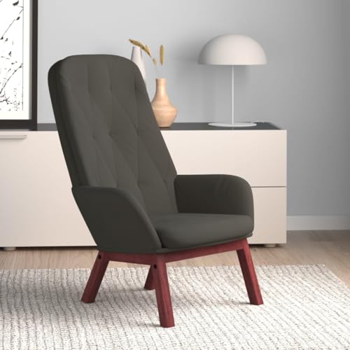 Makastle Moderner Relaxsessel Fernsehsessel mit Verstellbarer Rückenlehne, Einzelliege Sessel Wohnzimmer Schlafzimmer Einzel Liegesessel, Dunkelgrau Samt Makastle Moderner Relaxsessel Fernsehsessel mit Verstellbarer Rückenlehne, Einzelliege Sessel Wohnzimmer Schlafzimmer Einzel Liegesessel, Dunkelgrau Samt von Makastle