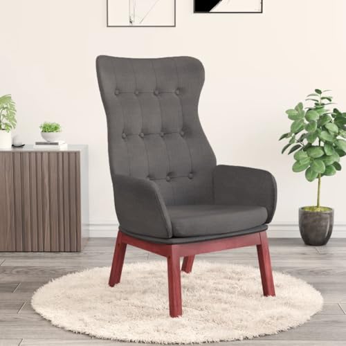 Makastle Moderner Relaxsessel Fernsehsessel mit Verstellbarer Rückenlehne, Einzelliege Sessel Wohnzimmer Schlafzimmer Einzel Liegesessel, Dunkelgrau Stoff Makastle Moderner Relaxsessel Fernsehsessel mit Verstellbarer Rückenlehne, Einzelliege Sessel Wohnzimmer Schlafzimmer Einzel Liegesessel, Dunkelgrau Stoff von Makastle