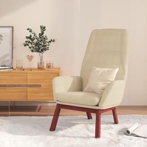 Makastle Moderner Sessel Wohnzimmer Einzelsofa Loungesessel Polstersessel Relaxsessel mit Armlehnen für Wohnzimmer Schlafzimmer, Creme Stoff Makastle Moderner Sessel Wohnzimmer Einzelsofa Loungesessel Polstersessel Relaxsessel mit Armlehnen für Wohnzimmer Schlafzimmer, Creme Stoff von Makastle