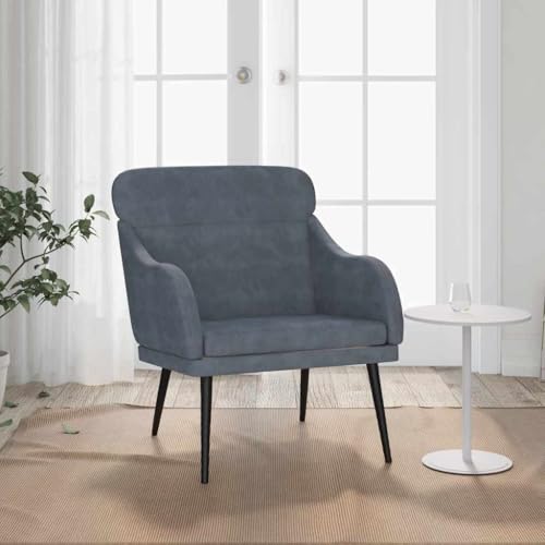 Makastle Moderner Sessel Wohnzimmer Einzelsofa Loungesessel Polstersessel Relaxsessel mit Armlehnen für Wohnzimmer Schlafzimmer, Dunkelgrau 63x76x80 cm Samt Makastle Moderner Sessel Wohnzimmer Einzelsofa Loungesessel Polstersessel Relaxsessel mit Armlehnen für Wohnzimmer Schlafzimmer, Dunkelgrau 63x76x80 cm Samt von Makastle
