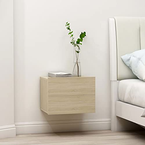 Makastle Nachttisch mit Stauraum, Night Stand Nachtschrank Schlichter Beistelltisch für Wohnzimmer Schlafzimmer, Sonoma-Eiche 40x30x30 cm Holzwerkstoff Makastle Nachttisch mit Stauraum, Night Stand Nachtschrank Schlichter Beistelltisch für Wohnzimmer Schlafzimmer, Sonoma-Eiche 40x30x30 cm Holzwerkstoff von Makastle