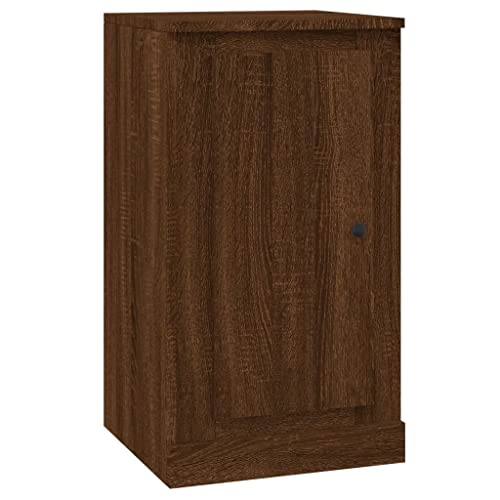 Makastle Sideboard Aufbewahrungsschrank Kommode Schrank Beistelltisch Braun Eichen-Optik 37,5x35,5x67,5 cm Holzwerkstoff Makastle Sideboard Aufbewahrungsschrank Kommode Schrank Beistelltisch Braun Eichen-Optik 37,5x35,5x67,5 cm Holzwerkstoff von Makastle
