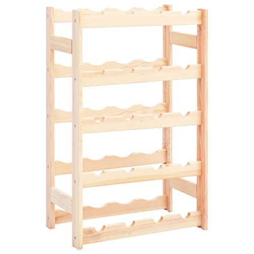 Weinregal für 20 Flaschen Flaschenregal aus massivem Holz, Wine Rack Display Halter freistehende Wine Lagerregale für Keller, Gastronomie und Lagerraum, Weinlagerung, Kiefernholz 43 x 25 x 70 cm Weinregal für 20 Flaschen Flaschenregal aus massivem Holz, Wine Rack Display Halter freistehende Wine Lagerregale für Keller, Gastronomie und Lagerraum, Weinlagerung, Kiefernholz 43 x 25 x 70 cm von Makastle