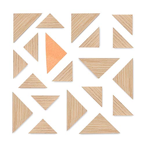 20 Stück dreieckige Bambus-Magnete – niedlich, robust und funktional von Make Good