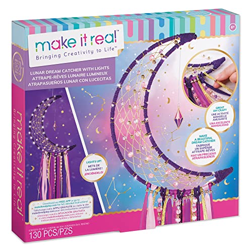 Make It Real Skylight Moon Dream Catcher with Fairy Lights von Make It Real