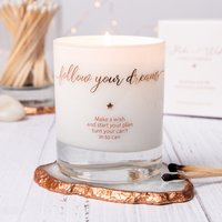 Neues Job Geschenk Für Sie, Neuer Job, Sorry You're Leaving, Follow Your Dreams Kerze, Abschiedsgeschenk, Weggehen Geschenk, Duftkerze, Kerze von MakeAWishCandleCo