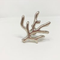 Silber Korallenbaum Metall Ast Knauf - Kabinett Kommode Schrank von MakeItFabulousStore