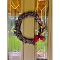 stimmungsvoller Herbstkranz, Grauer Kranz, Boho-Herbstkranz, Getrocknete Blumenkranz, Für Immer Rustikaler Herbstkranz An Der Haustür stimmungsvoller Herbstkranz, Grauer Kranz, Boho-Herbstkranz, Getrocknete Blumenkranz, Für Immer Rustikaler Herbstkranz An Der Haustür von MakeMyDayDesignShop