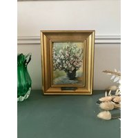 Emaillierter Plakettenrahmen. Blumenvase von MakeOverForBetter