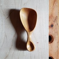 Handgefertigte Holzlöffel/Schaufel Aus Kirsche Hartholz - Doppellöffel Was Bedeutet Das? von MakeShiftLabsLLC