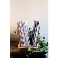 The No.9 - Schallplatten Display & Organizer Schwarznuss Auf Ghost Maple The No.9 - Schallplatten Display & Organizer Schwarznuss Auf Ghost Maple von MakeShiftLabsLLC