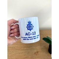 Line Ofduty Ac-12 Becher, Fernsehzitate, Ted Hastings "Jesus, Mary Und Joseph & The Wee Donkey" von MakeThisMineGifts
