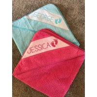 Personalisierte Kapuze Weiche Baby Badetuch Baumwolle Dusche Geschenk Mädchen Jungen Neugeborene Taufe Andenken Familie Freund Personalisierte Kapuze Weiche Baby Badetuch Baumwolle Dusche Geschenk Mädchen Jungen Neugeborene Taufe Andenken Familie Freund von MakeThisMineGifts
