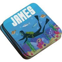 Personalisierte Kindertaucher, Jeder Name, Bunt, Geschenk, Tasse, Heißgetränk von MakeThisMineGifts