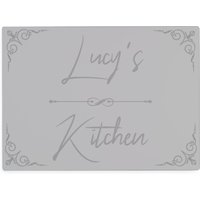 Personalisierter Kitchen Glass Worktop Saver von MakeThisMineGifts