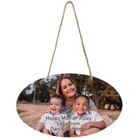 Personalisiertes Foto Mdf Muttertag Türschild Geschenk Oval Liebe Personalisiertes Foto Mdf Muttertag Türschild Geschenk Oval Liebe von MakeThisMineGifts