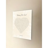 Song Lyric Qualität Aluminium Print Panel Mit Display Block Lieblings Song Musik Song Lyric Qualität Aluminium Print Panel Mit Display Block Lieblings Song Musik von MakeThisMineGifts