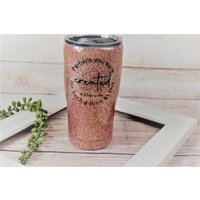 Rose Gold Glitter Becher Esther 414 Cup Custom 20 Unzen Edelstahl Geburtstagsgeschenk Für Ihren Muttertag Small Groupleader Geschenk Pastor Christian von MakerMaryContrary