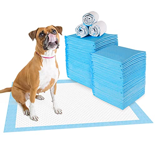 Welpenunterlage Hygieneunterlagen für Haustiere Trainingsunterlagen Für Welpen Größe 60 x 45 cm 50 stück von Makerfire