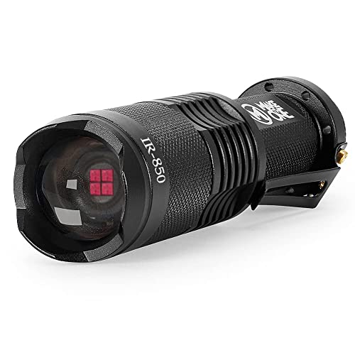 Infrarot Taschenlampe IR Nachtsicht Lampe Zoomable 5W 4 Chips 850nm Jagd Torch mit 18650 wiederaufladbare akku zur Nachtsichtgerät von Maketheone