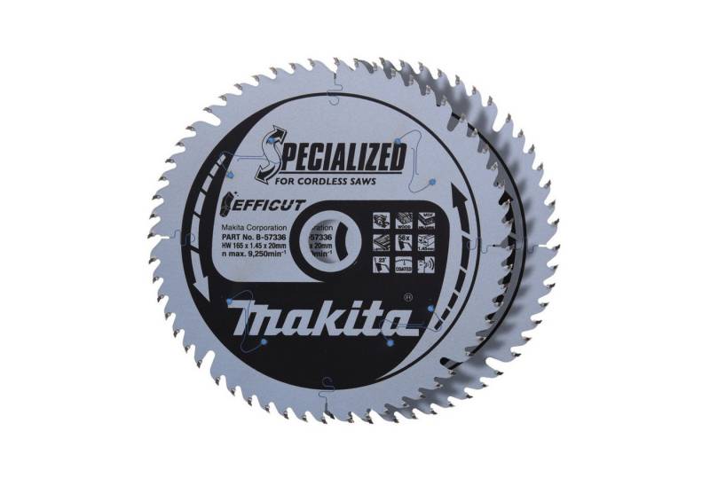 Makita Werkzeug GmbH Kreissägeblatt Makita Kreissägeblatt 165x20x56Z EFFICUT 2Stk. B-57336-2 Makita Werkzeug GmbH Kreissägeblatt Makita Kreissägeblatt 165x20x56Z EFFICUT 2Stk. B-57336-2 von Makita Werkzeug GmbH